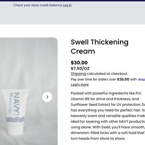 Swell Thickening Cream - NAVY